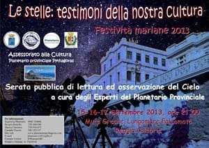 Le Stelle testimoni della nostra Cultura