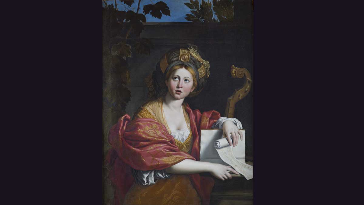 Foto del quadro della Sibilla cumana del Domenichino