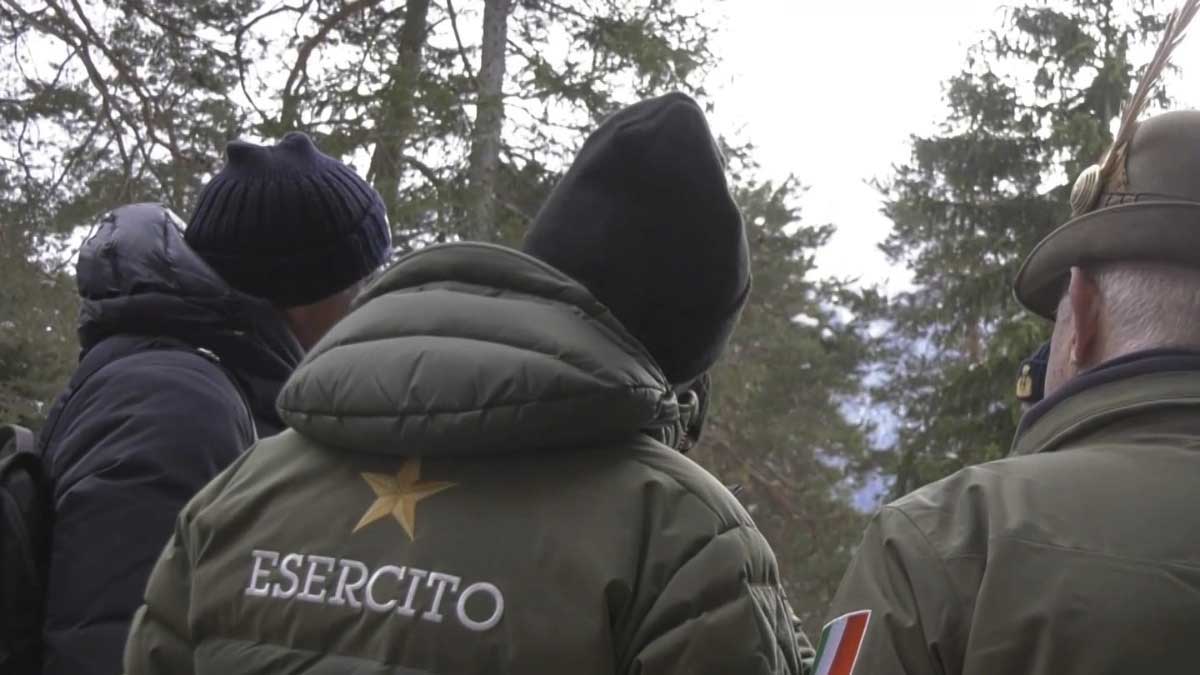 Alpini trasformano Corte delle Dolomiti in presidio olimpico